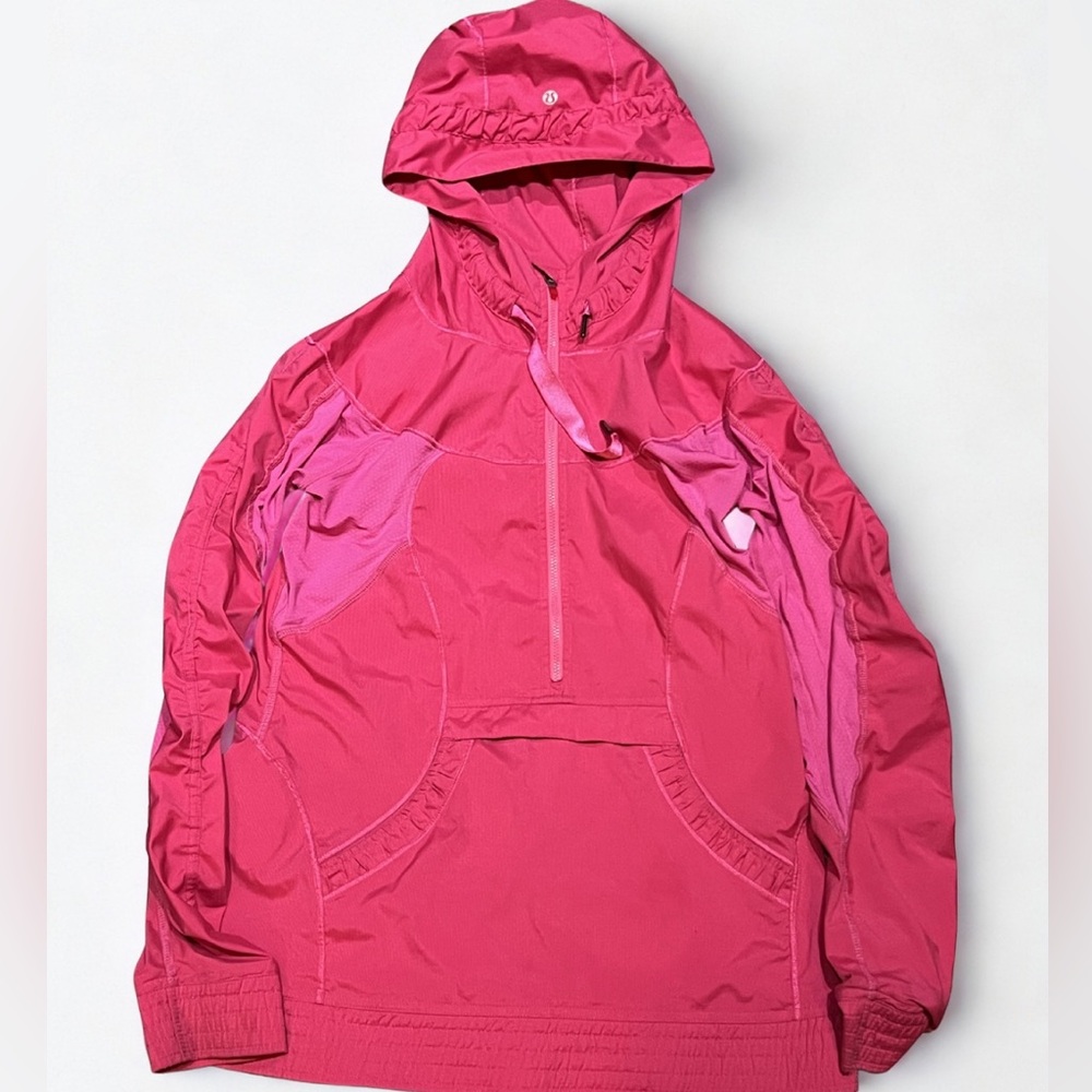Lululemon Leader of The Track Pink Pullover Jacket